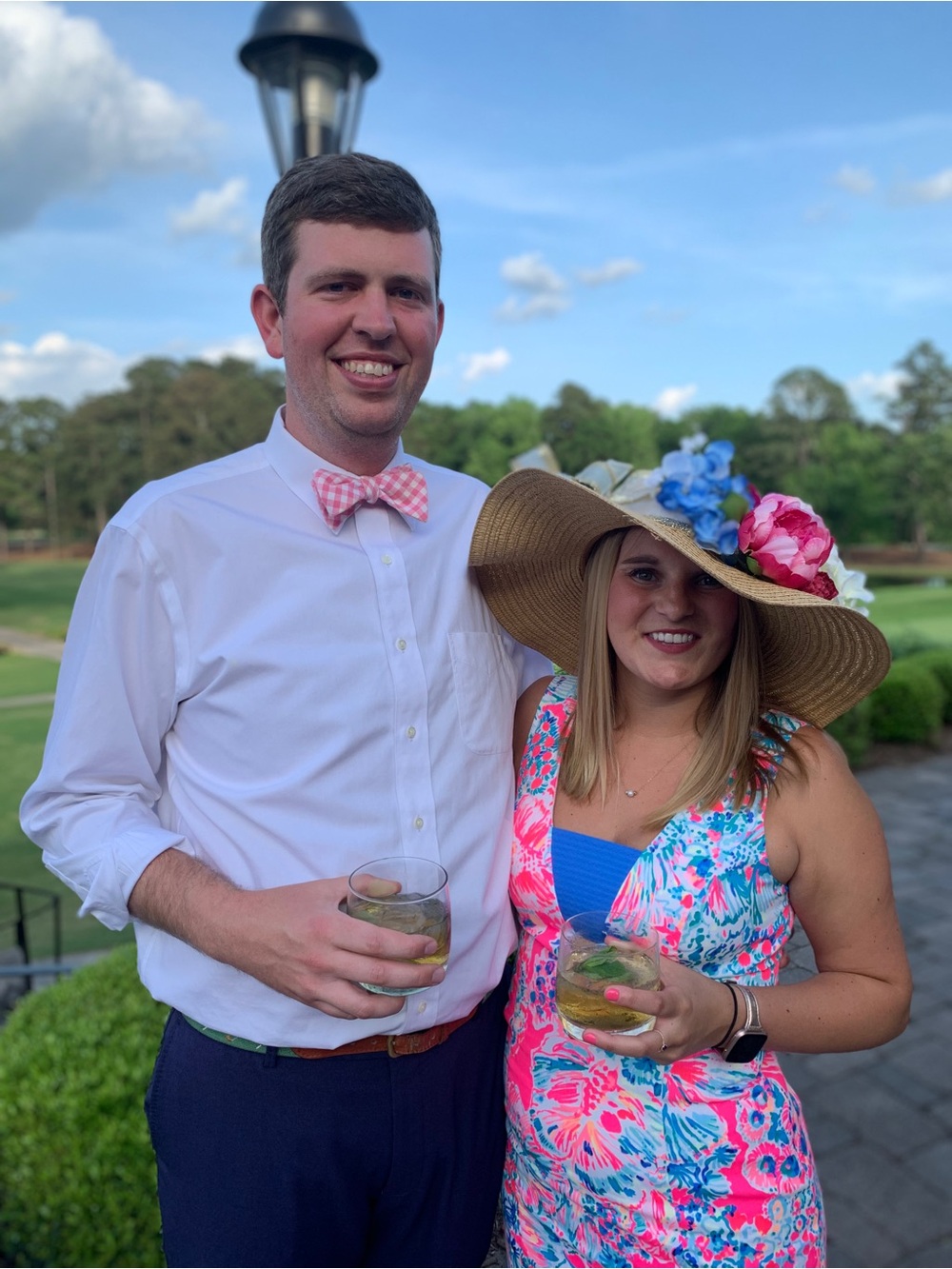 Lilly Pulitzer Pink Blue Floral Mini Dress - Picture 5 of 5